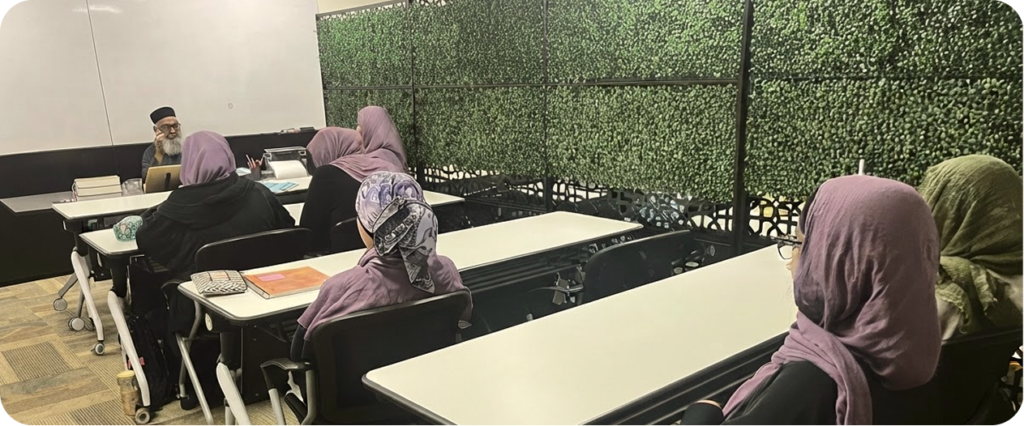 Students in a Darul Qasim classroom